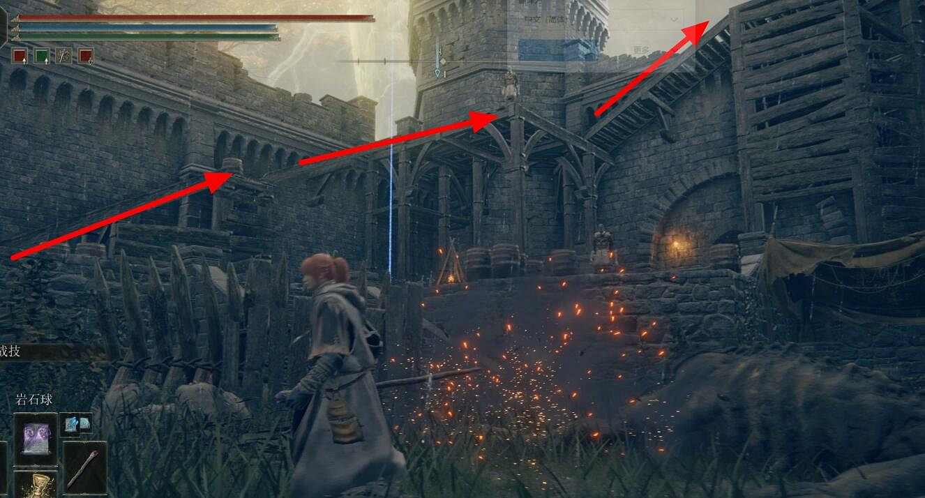 《艾爾登法環》黃金樹幽影迪可達斯符節左位置介紹