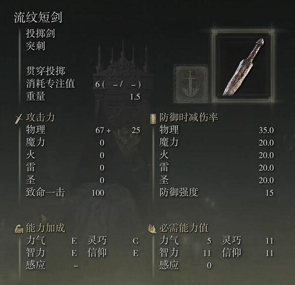 《艾爾登法環》黃金樹幽影流紋短劍獲得方法 《艾爾登法環》黃金樹幽影流紋短劍獲得方法