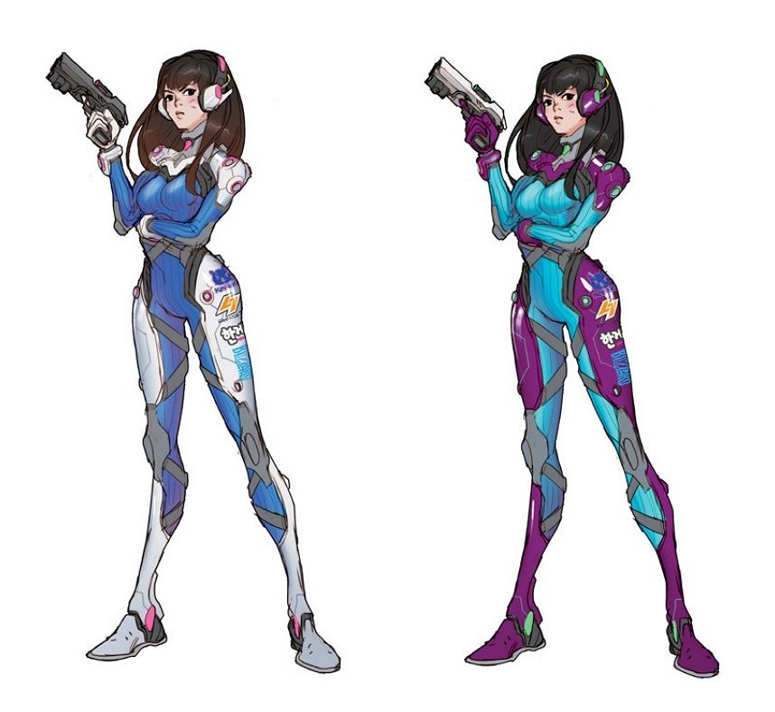 《鬥陣特攻》人氣角色D.Va現已21歲 外觀多次改變