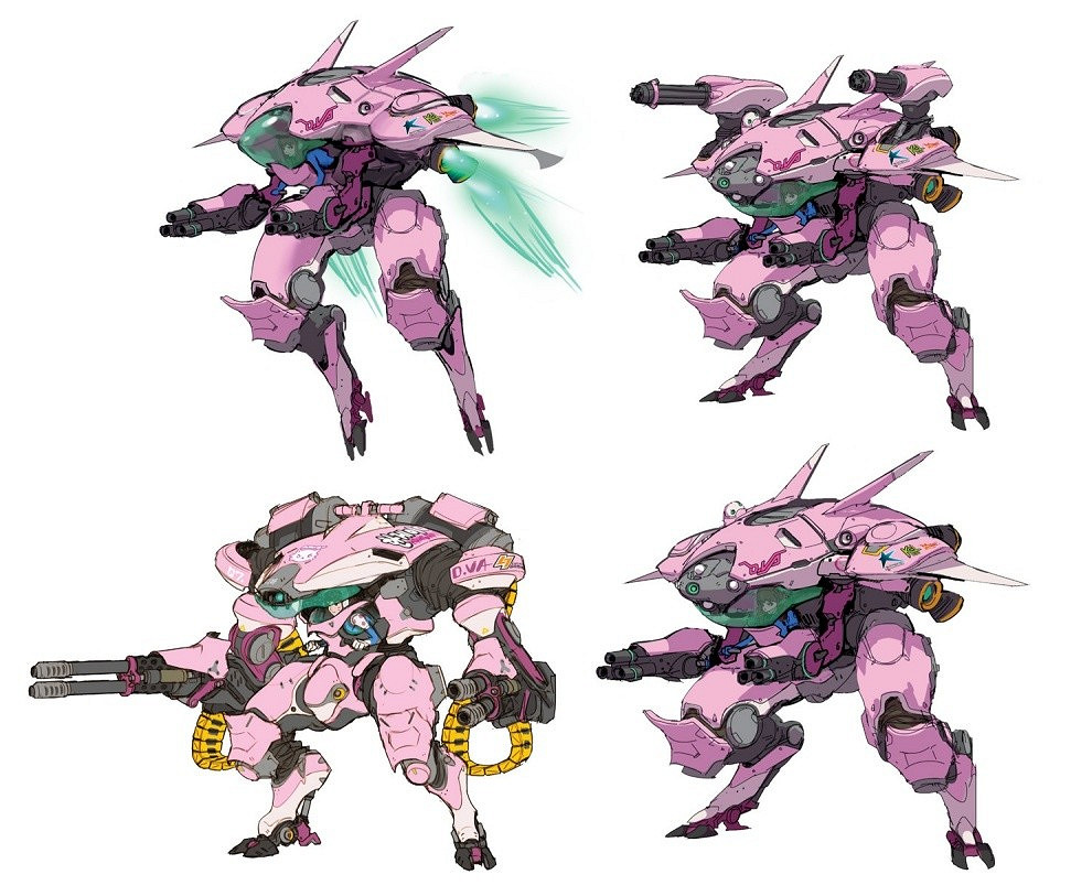 《鬥陣特攻》人氣角色D.Va現已21歲 外觀多次改變