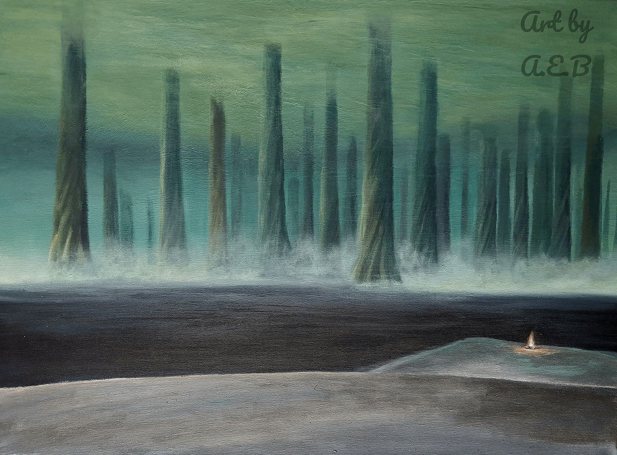 畫面超美！粉絲創作《艾爾登法環》DLC超大油畫作品