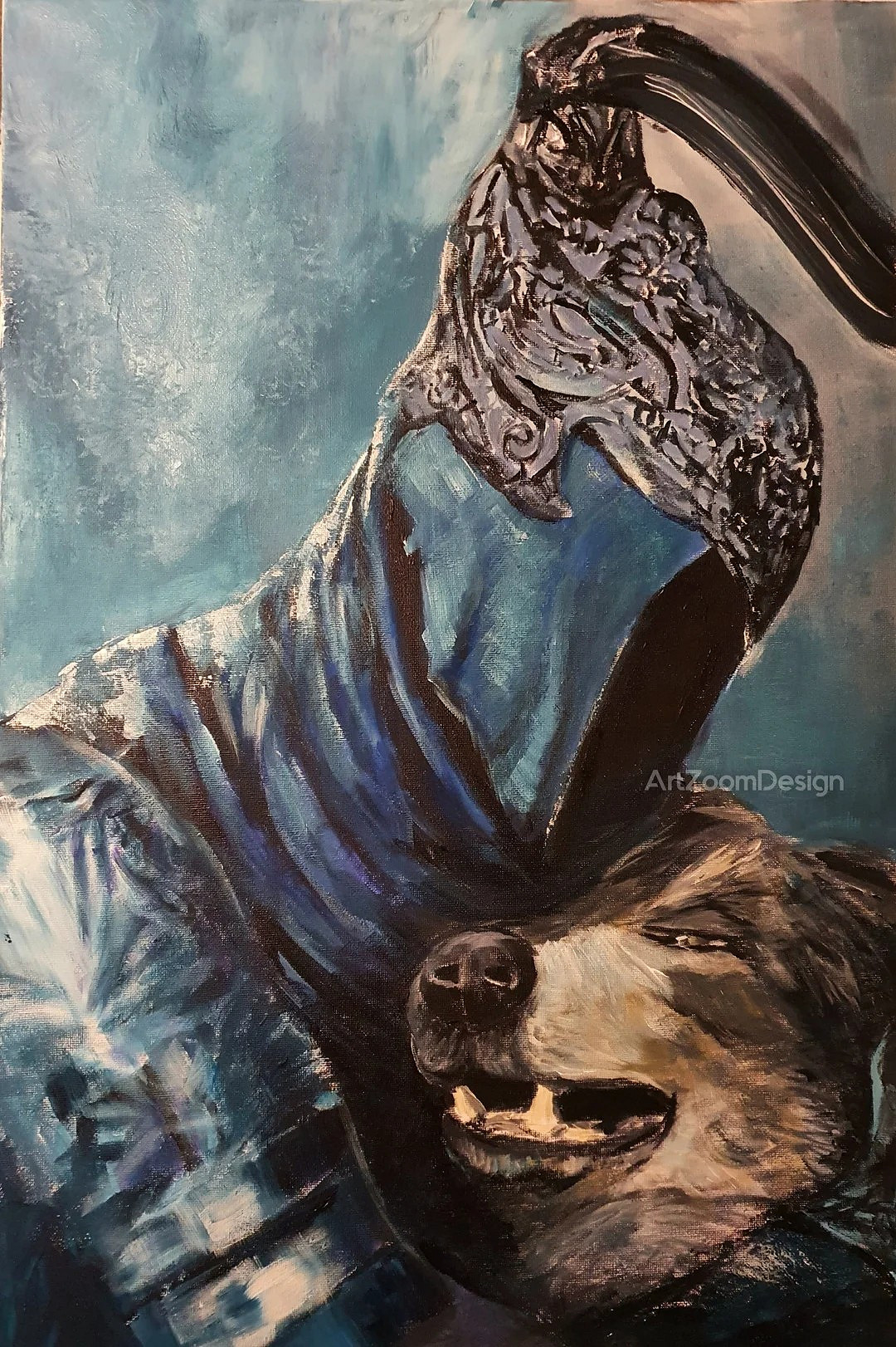 畫面超美！粉絲創作《艾爾登法環》DLC超大油畫作品