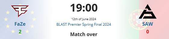 《csgo》Blast春決小組賽FaZe vs SAW影片介紹 《csgo》Blast春決小組賽FaZe vs SAW影片介紹