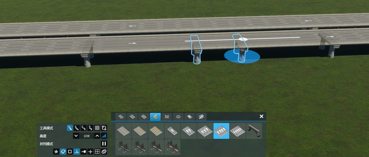 《大都會：天際2》移動橋墩建造教學