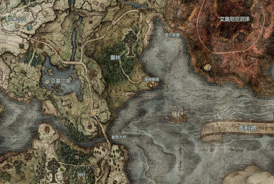 《艾爾登法環》淚滴幼體位置介紹