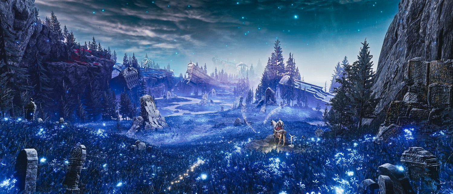 博主曬多張《艾爾登法環》DLC壁紙級截圖：畫面絕美！