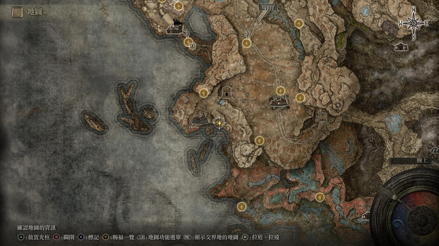 《艾爾登法環》眺望鎮幼體淚滴位置 《艾爾登法環》眺望鎮幼體淚滴位置