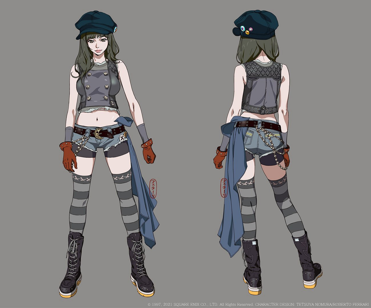 《最終幻想7RE》官方曬出凱莉早期概念圖！略有不同