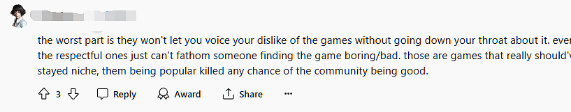 國外網友吐槽“魂”系列極端粉絲 我只是說它兩句,並不是想它死! 國外網友吐槽“魂”系列極端粉絲 我只是說它兩句,並不是想它死!