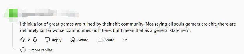 國外網友吐槽“魂”系列極端粉絲 我只是說它兩句,並不是想它死! 國外網友吐槽“魂”系列極端粉絲 我只是說它兩句,並不是想它死!