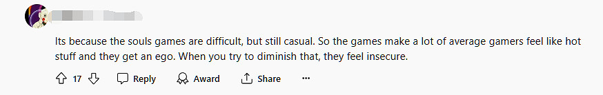國外網友吐槽“魂”系列極端粉絲 我只是說它兩句,並不是想它死! 國外網友吐槽“魂”系列極端粉絲 我只是說它兩句,並不是想它死!