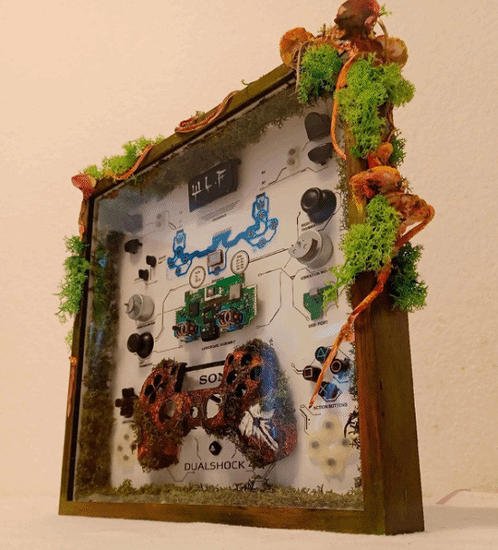 難他天?《最後生還者2》玩家將已壞手把做成藝術品 難他天?《最後生還者2》玩家將已壞手把做成藝術品