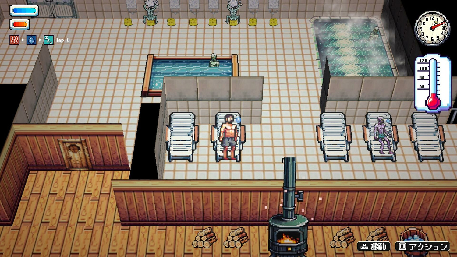 浴巾抽魅魔?像素風動作遊戲《亡者桑拿》現已在Steam平台搶先體驗推出 浴巾抽魅魔?像素風動作遊戲《亡者桑拿》現已在Steam平台搶先體驗推出