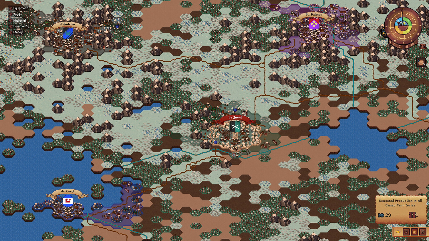 策略模擬遊戲《領主與村民》最新DLC“豪門望族”現已在Steam平台正式推出