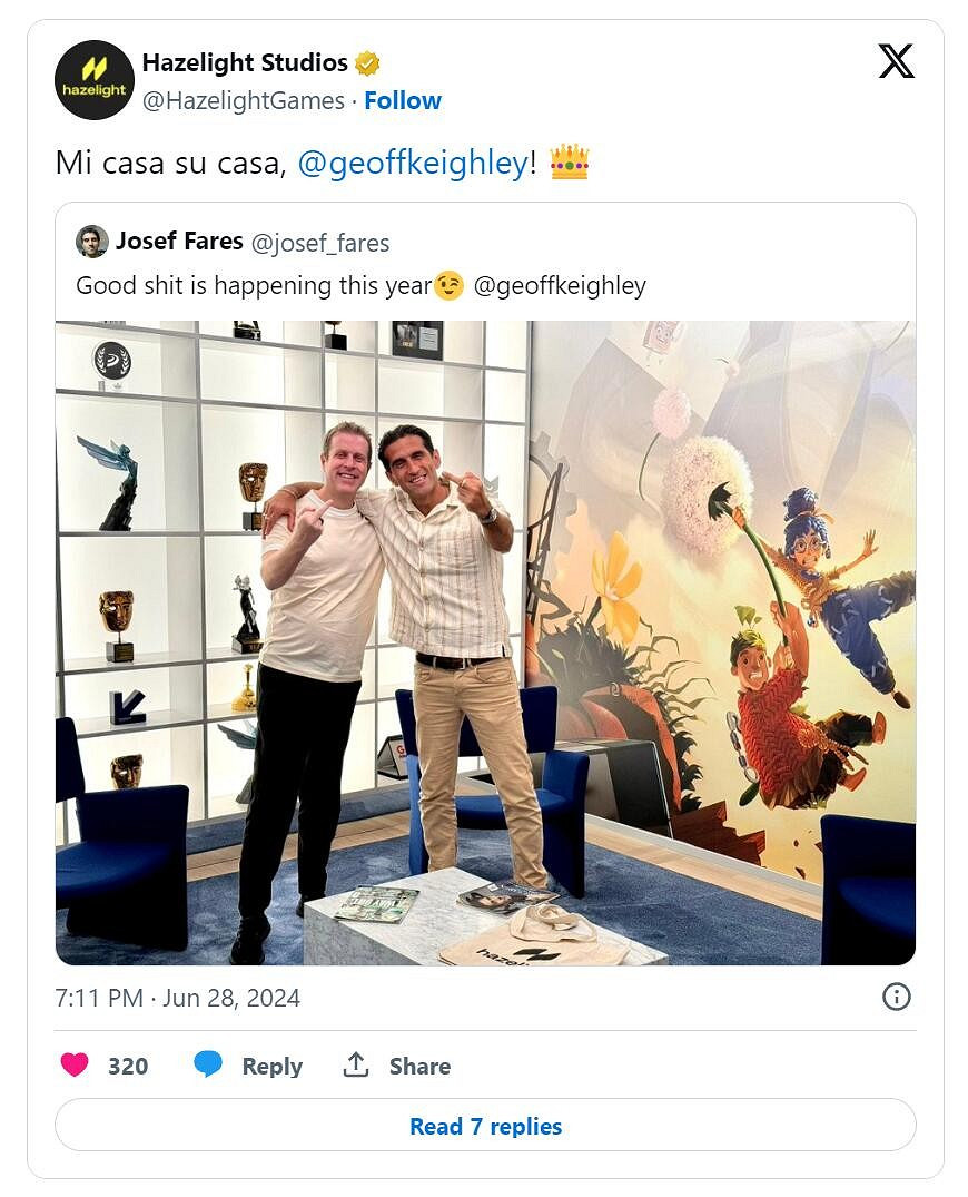 《雙人成行》開發商將來有可能於科隆遊戲展公布新作 《雙人成行》開發商將來有可能於科隆遊戲展公布新作