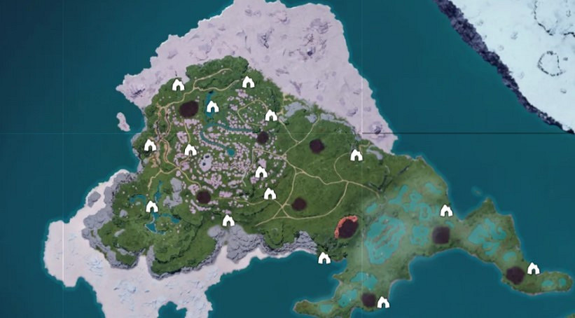 《幻獸帕魯》櫻花島全地下城位置一覽