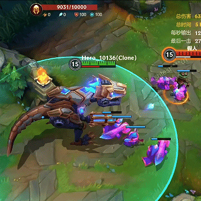 英雄聯盟手遊海克斯霸王龍技能介紹