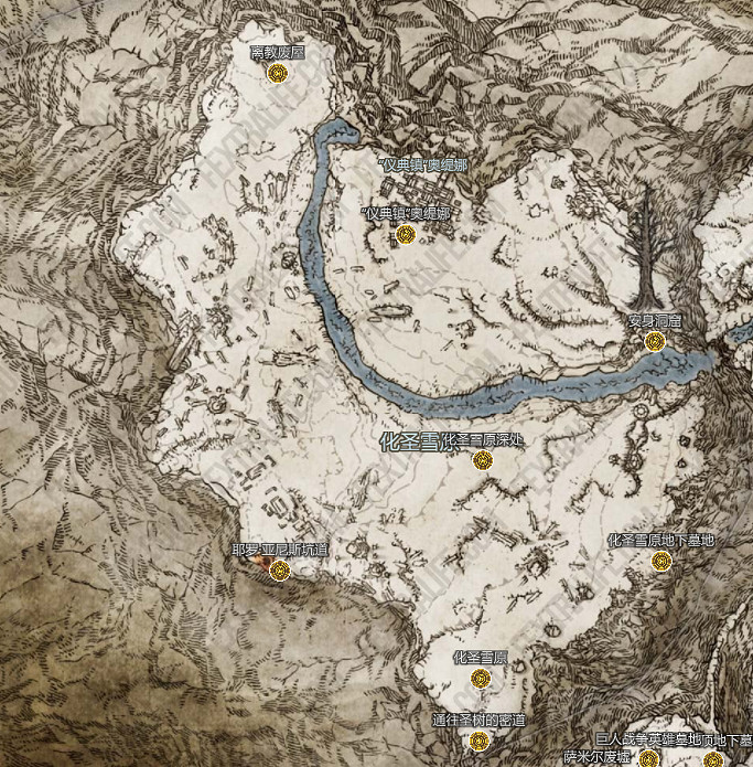 《艾爾登法環》化聖雪原賜福點介紹 《艾爾登法環》化聖雪原賜福點介紹