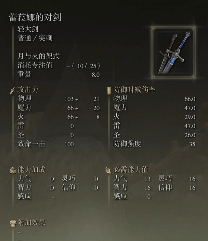 《艾爾登法環》dlc蕾拉娜的對劍加點推薦 《艾爾登法環》dlc蕾拉娜的對劍加點推薦