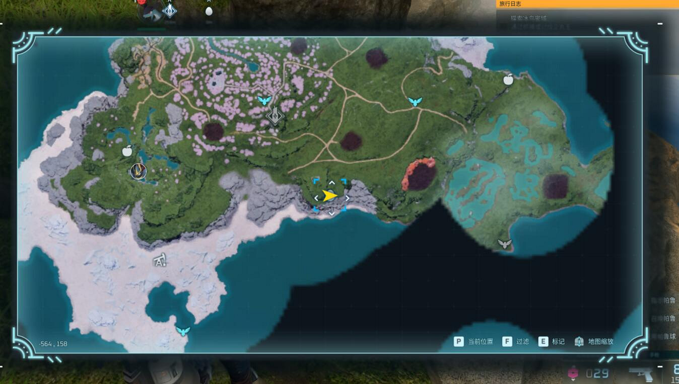 《幻獸帕魯》櫻花島地圖巨大的蛋分布位置