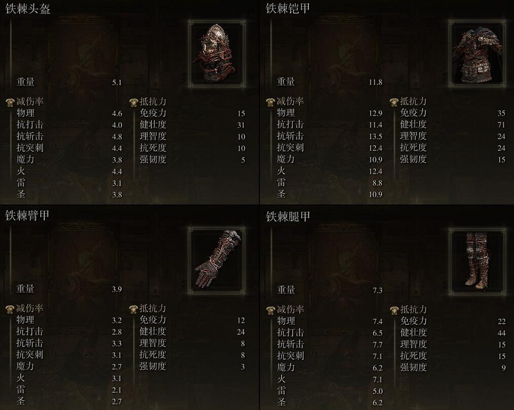 《艾爾登法環》鐵棘套裝獲得方法介紹 《艾爾登法環》鐵棘套裝獲得方法介紹