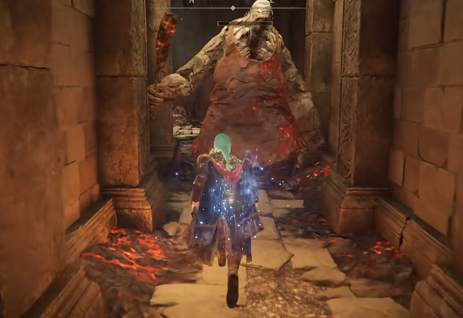 《艾爾登法環》熔岩管鍛造遺跡石頭人打法介紹