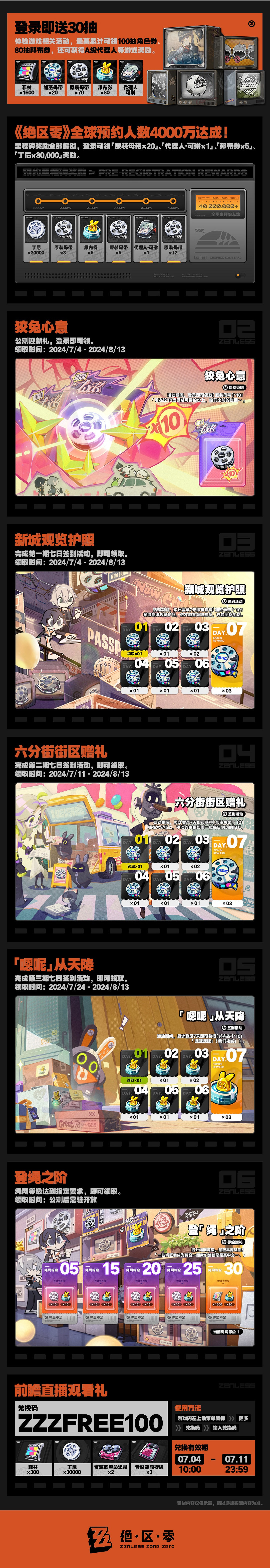 《絕區零》公測時間介紹 《絕區零》公測時間介紹