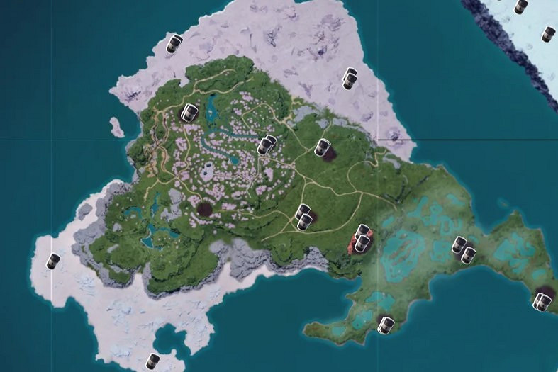 《幻獸帕魯》櫻花島全翠葉鼠雕像位置一覽