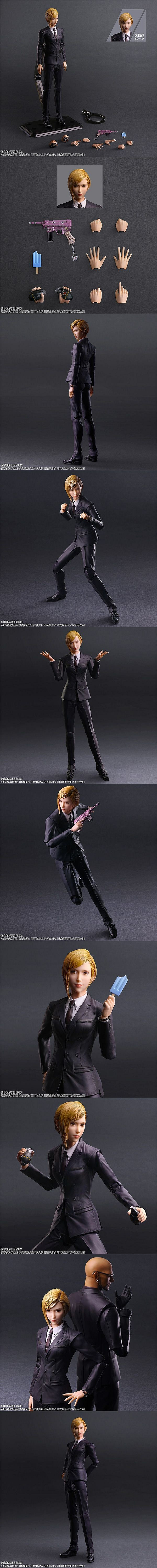 SE《FF7》主題角色手辦 愛麗絲、紮克斯、克勞德等！