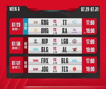 《英雄聯盟》lpl夏季賽組內賽賽程時間表 《英雄聯盟》lpl夏季賽組內賽賽程時間表