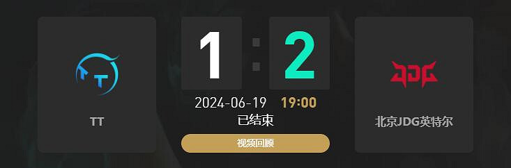 《lol》夏季賽TT vs JDG賽況介紹