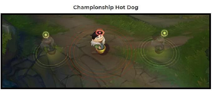 《英雄聯盟》冠軍守衛熱狗皮膚介紹