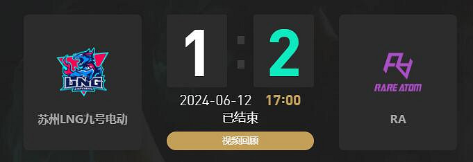 《lol》夏季賽LNG vs RA賽況介紹