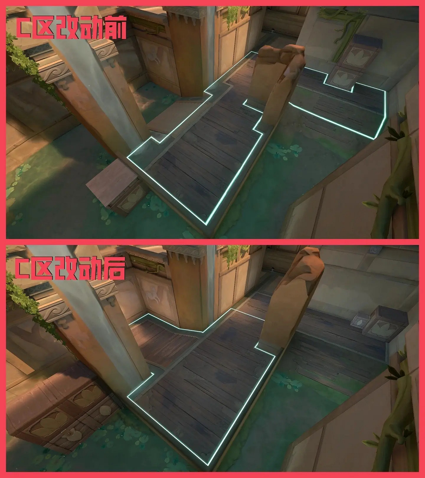 《特戰英豪》蓮花古城改動一覽 《特戰英豪》蓮花古城改動一覽