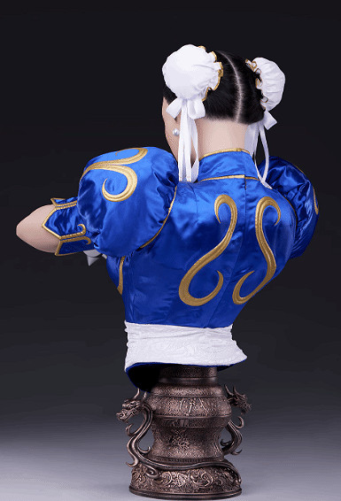 太逼真了！《快打旋風》春麗1:1真人比例半身像開啟預定