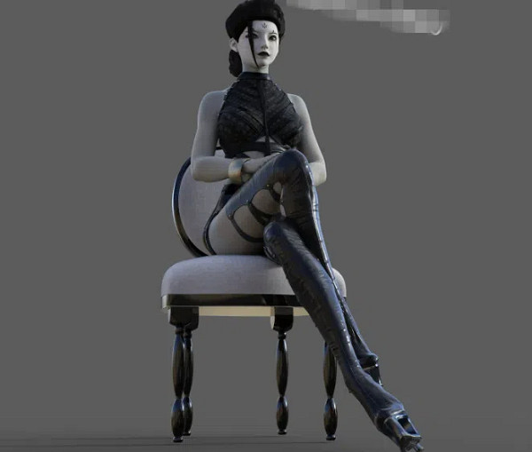 粉絲自製《黑神話:悟空》蜘蛛精四妹建模 妝容陰沉 粉絲自製《黑神話:悟空》蜘蛛精四妹建模 妝容陰沉