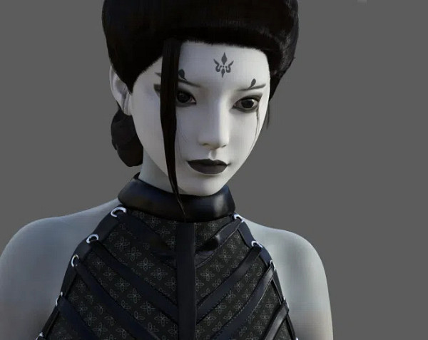 粉絲自製《黑神話:悟空》蜘蛛精四妹建模 妝容陰沉 粉絲自製《黑神話:悟空》蜘蛛精四妹建模 妝容陰沉