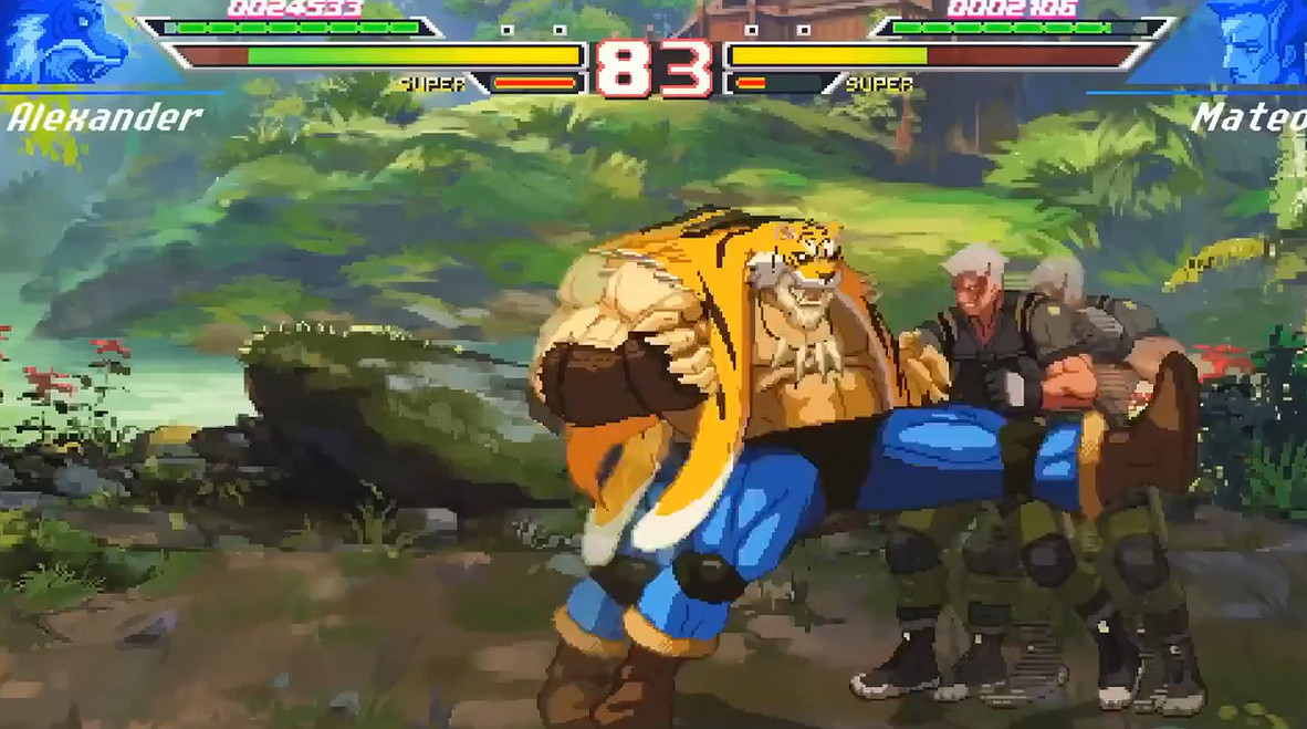 復古像素風的熱血格鬥！《熾熱一擊》公布發售日預告