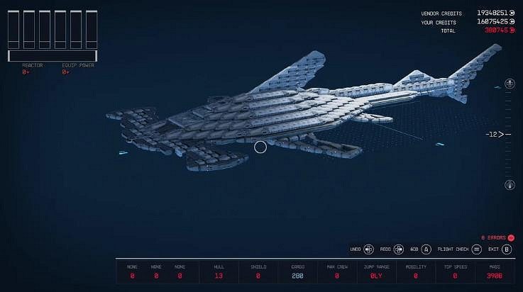 為了測試造船功能極限!《星空》玩家自製巨大鯊魚船 為了測試造船功能極限!《星空》玩家自製巨大鯊魚船