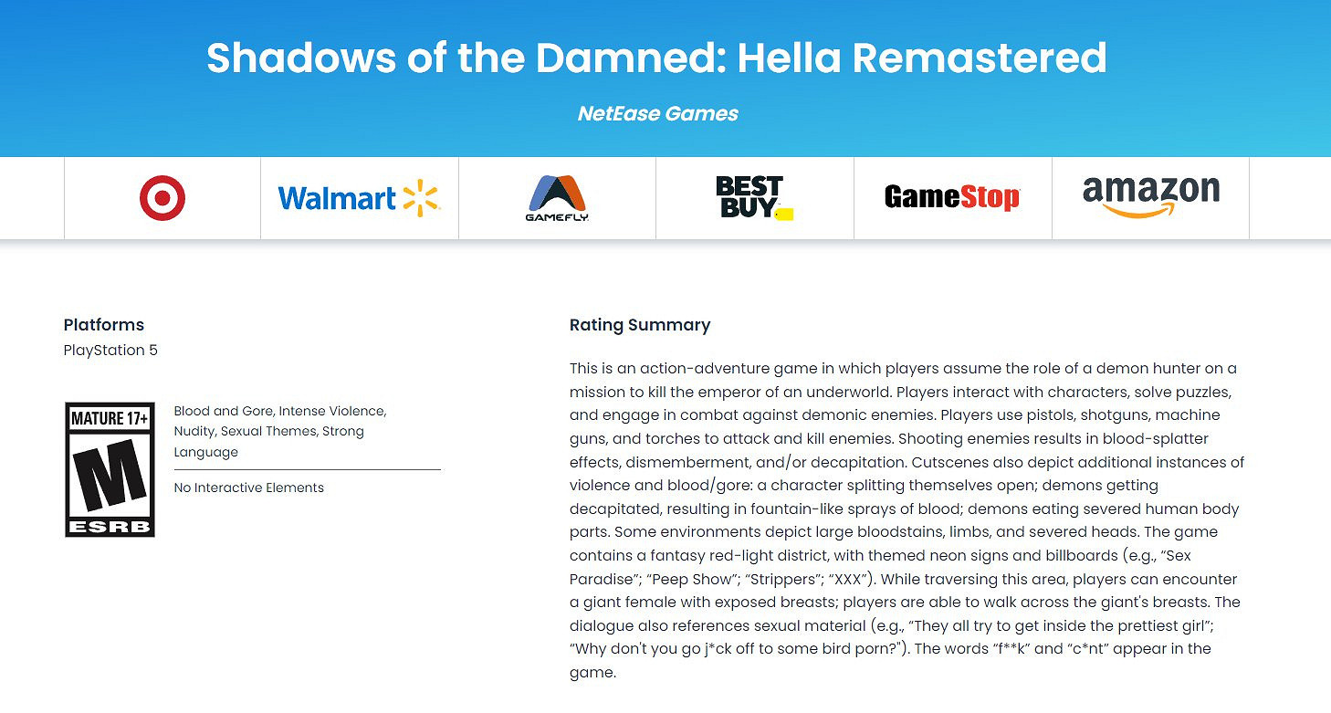 《暗影詛咒：地獄重製版》通過ESRB評級！今年發售