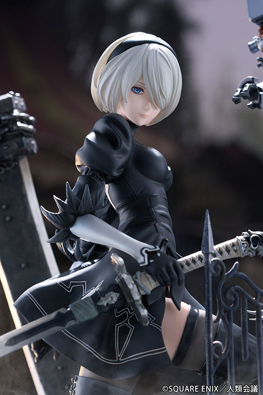 《尼爾:機械紀元》推出2B和9S 1/7手辦:2B身材誘人! 《尼爾:機械紀元》推出2B和9S 1/7手辦:2B身材誘人!