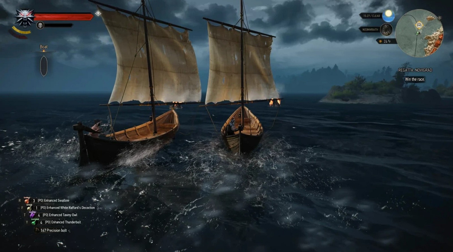 玩家恢復《巫師3》被刪內容 賽船小遊戲得以重見光明