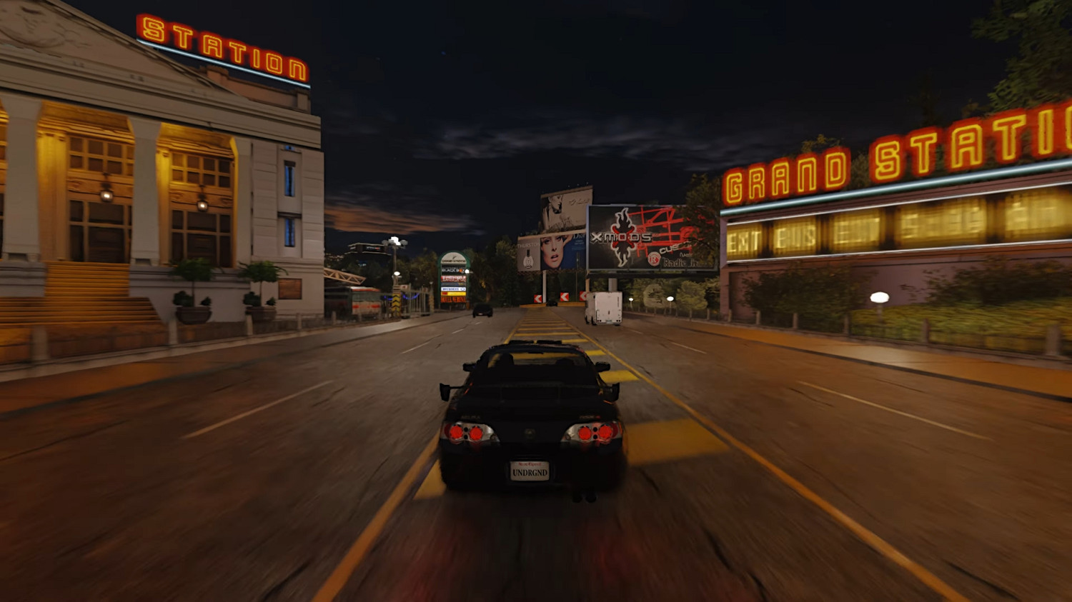 《極速快感：地下飛車》發布全新RTX Remix路徑追蹤MOD