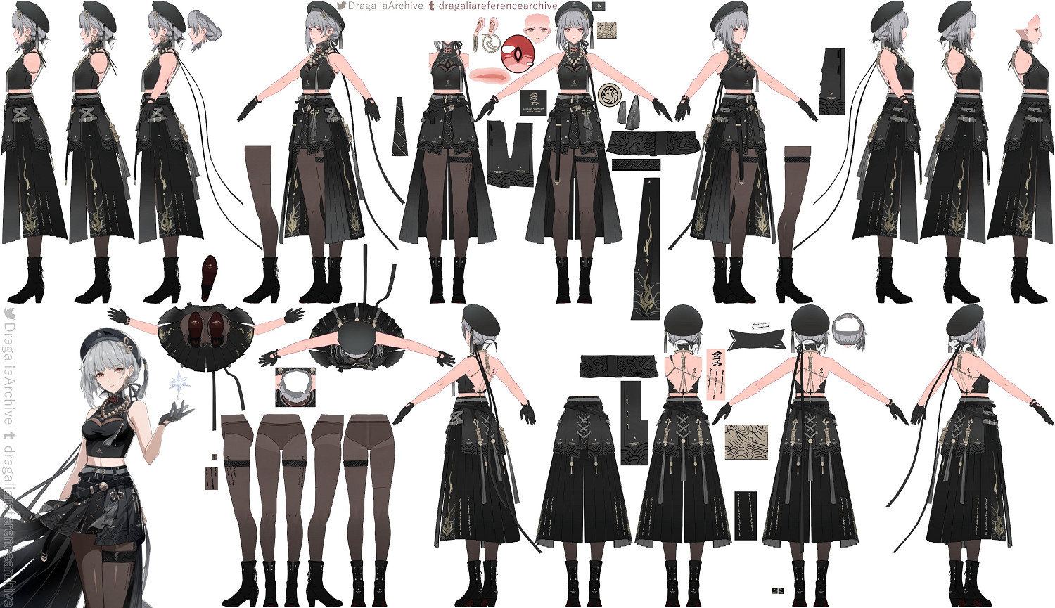 《鳴潮》熾霞、吟霖等角色建模圖曝光 滿滿都是細節！