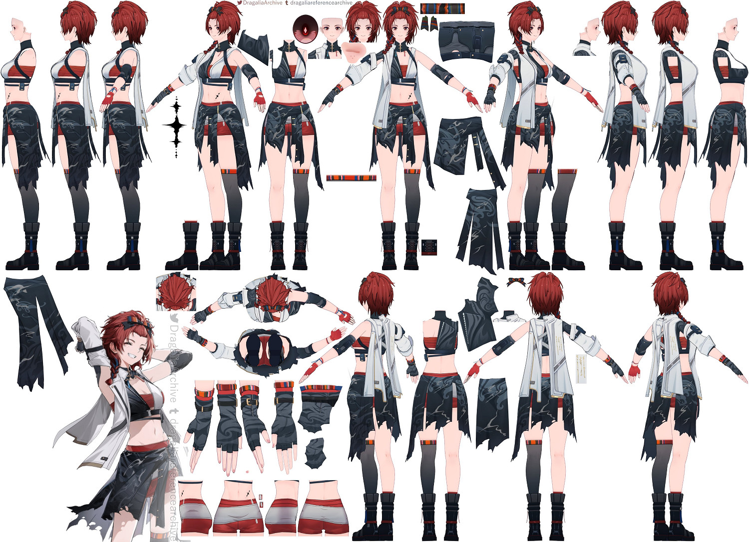 《鳴潮》熾霞、吟霖等角色建模圖曝光 滿滿都是細節！