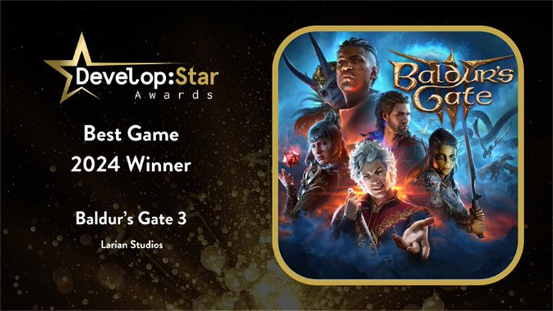 又贏麻了！《博德3》榮獲2024開發之星“最佳遊戲獎”
