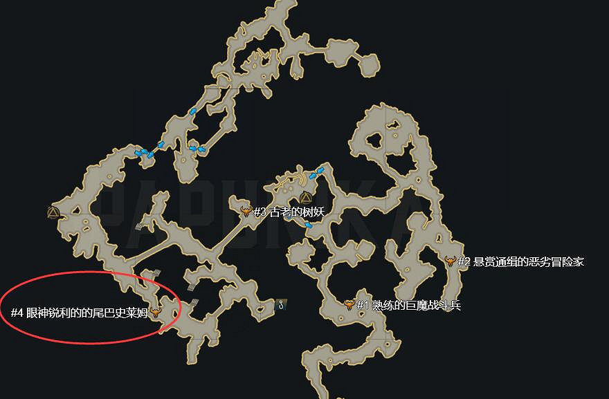 《命運方舟》眼神犀利的尾巴史萊姆位置一覽 《命運方舟》眼神犀利的尾巴史萊姆位置一覽