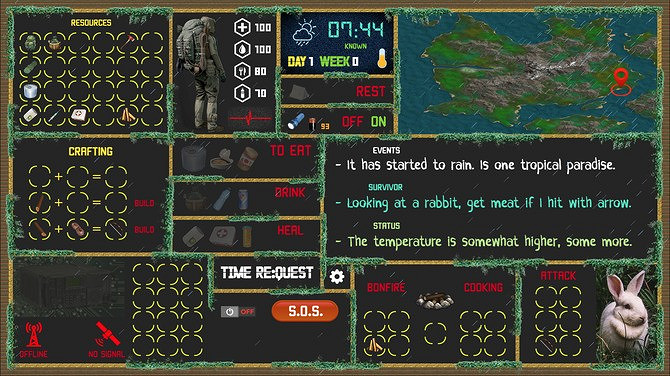 《Time Re:Quest》登陸Steam 孤島生存冒險