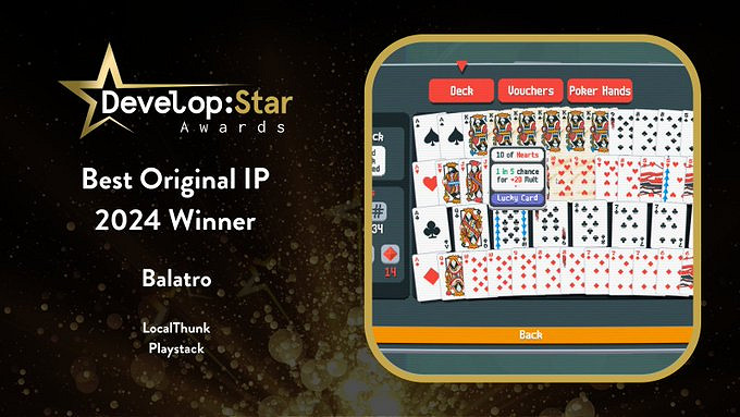 不愧是黑馬!《小醜牌》拿下開發之星"最佳原創IP獎" 不愧是黑馬!《小醜牌》拿下開發之星"最佳原創IP獎"