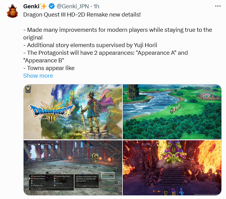 《勇者鬥惡龍3HD》新細節匯總:3種難度模式 支援4K! 《勇者鬥惡龍3HD》新細節匯總:3種難度模式 支援4K!